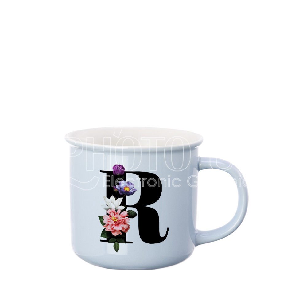 13 oz Sublimation Macaron Colors Coffee Mugs (3)