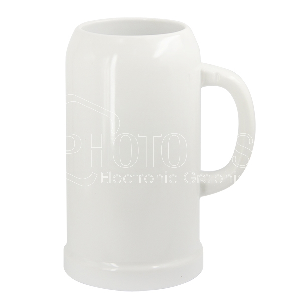 1 L Sublimation Beer Mug - White