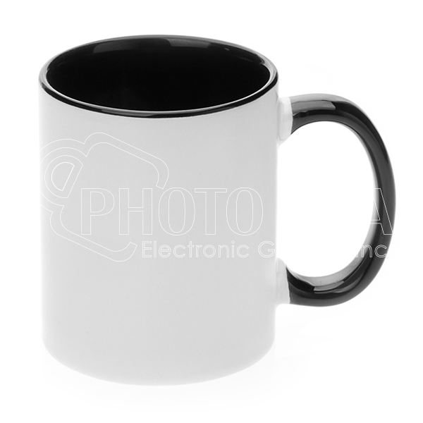 11 oz. Two-Tone Mugs - Inside and Handle Colored