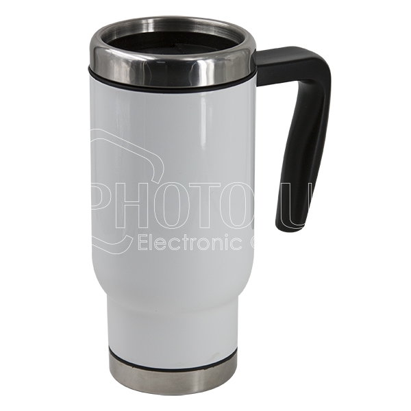 17 oz. Personalised Travel Mug (Plastic Insert &amp; Metal Shell, Reverse Screw)