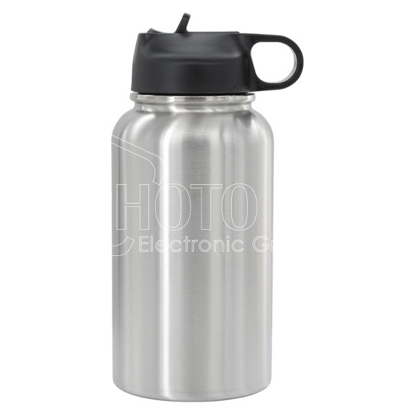 750 ml Stainless Steel Sport Water Bottle with Finger Loop Handle