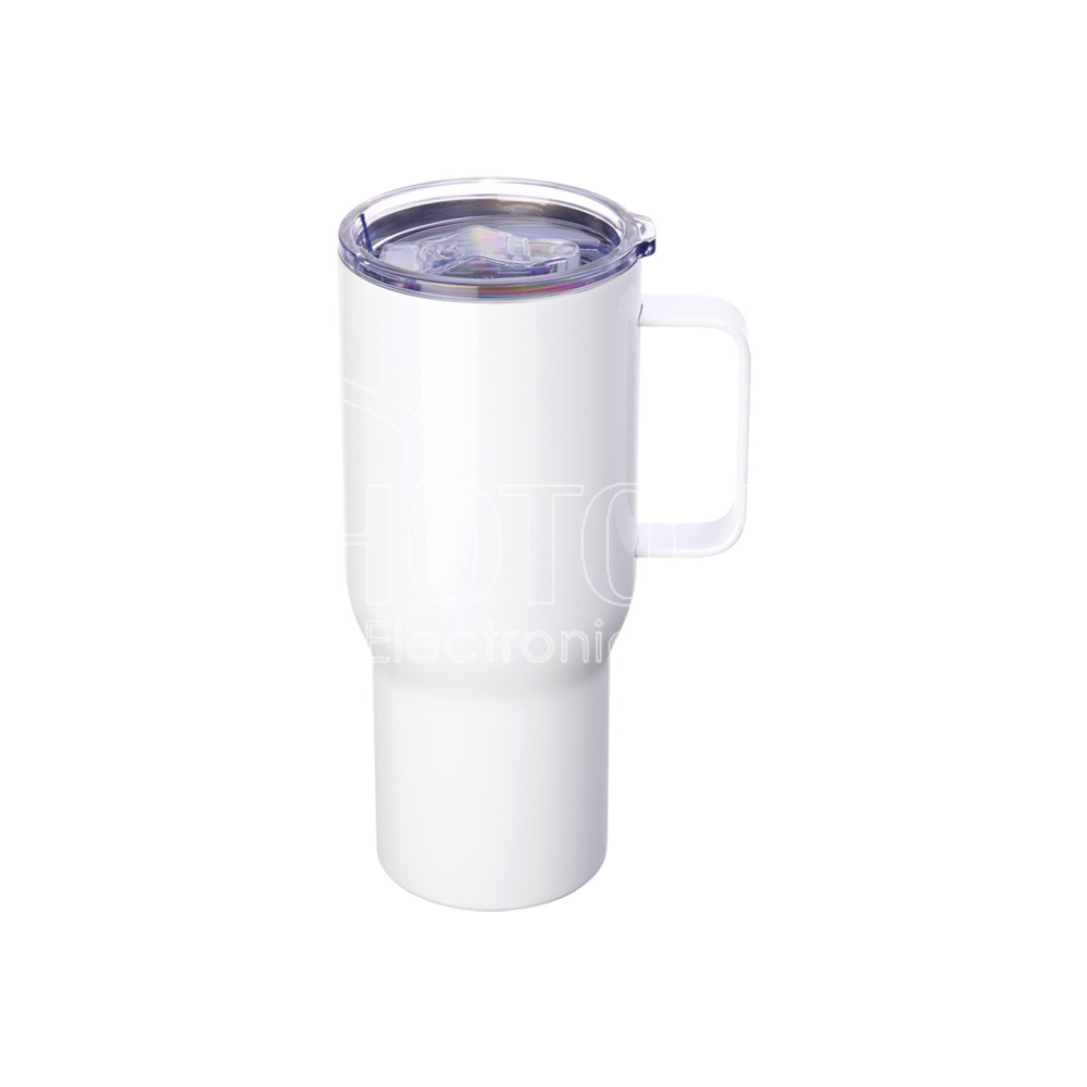 25 oz. Sublimation Stainless Steel Travel Mug with Handle