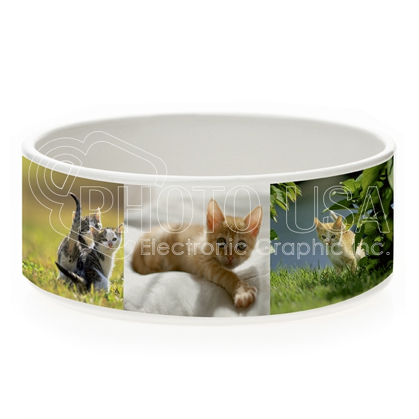 Sublimation Ceramic Cat Bowl