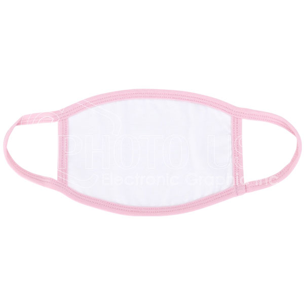 Sublimation Face Mask with Color Edges