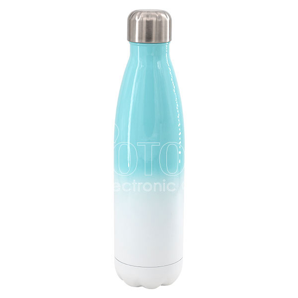 500 ml/17 oz. Colored Bowling-Shaped Vacuum Bottle (in Gradient Color)