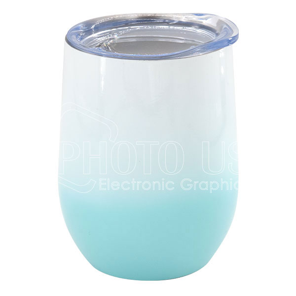 12 oz. Colored Stainless Steel Stemless Wine Cup (in Gradient Color)