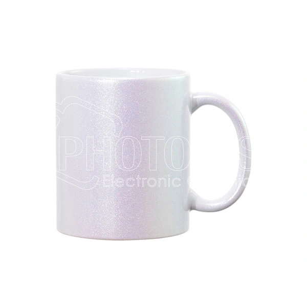 11 oz. Sublimation Neon Glow Paint Glitter Ceramic Mug