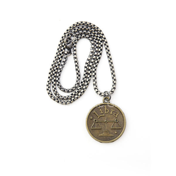 Sublimation 12 Constellations Pendant Necklace
