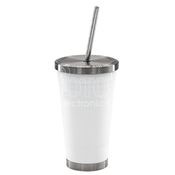 16 oz. Straw Cup with Thread Design