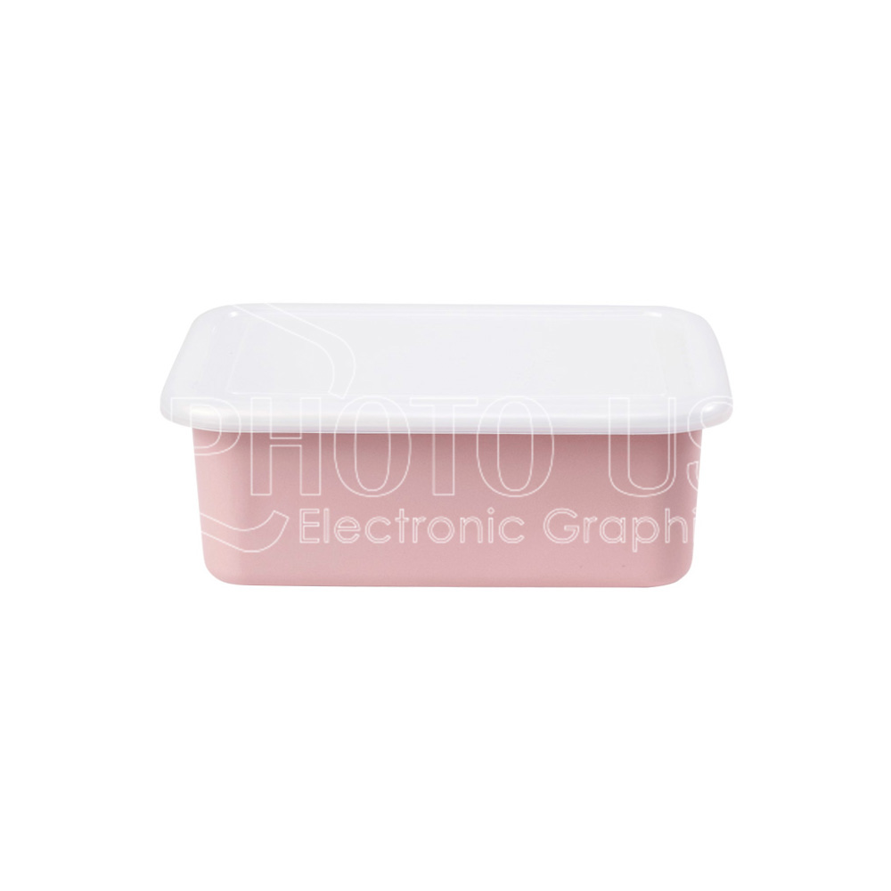 UV Printing Blank Colored Enamel Food Storage Container