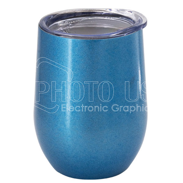 12 oz. Pearlescent Stainless Steel Stemless Wine Cup