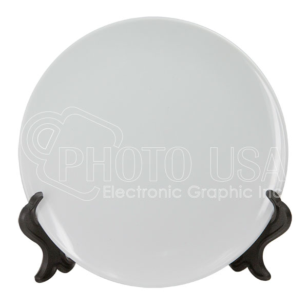Sublimation Polymer Smooth White Plate