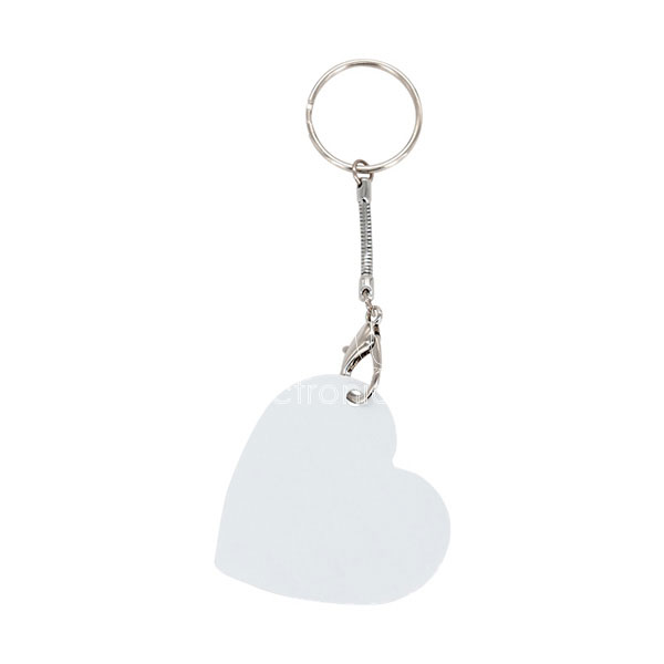 Sublimation Metal Key Chain with Two Sides Printable Pendant