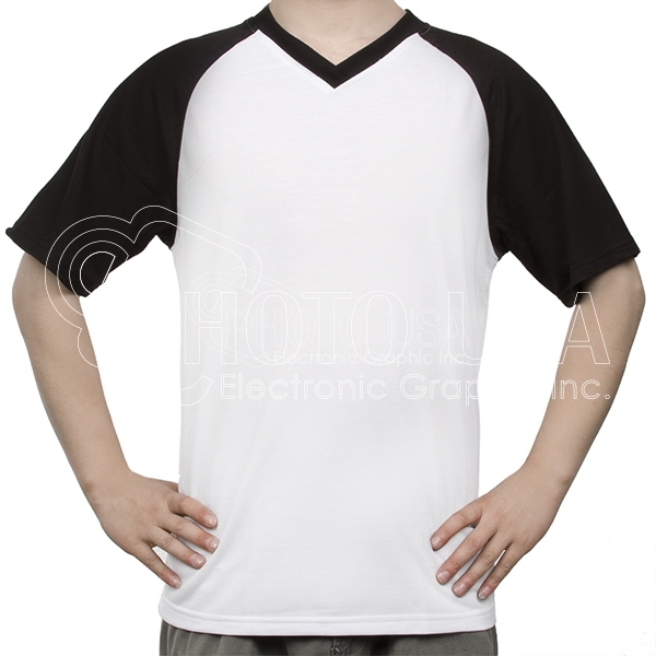Sublimation V Collar T-Shirt
