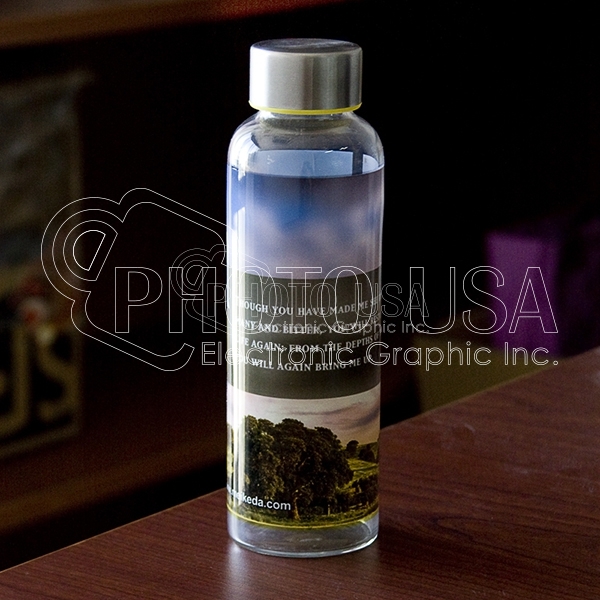 370 ml Sublimation Glass Water Bottle