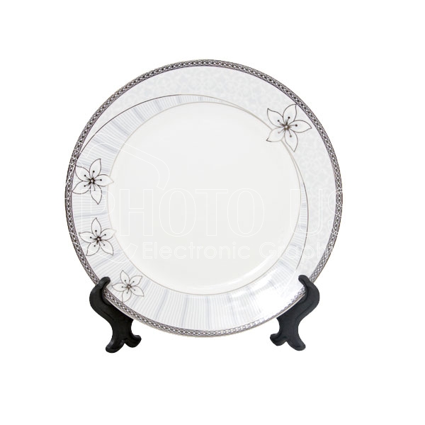 Sublimation 8" Bone China Plate with Design