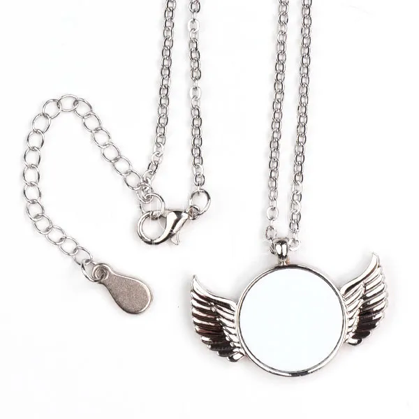 Sublimation Angel Wings Backdrop Necklace