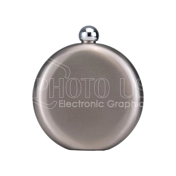 10 oz. Sublimation Round Stainless Steel Hip Flask