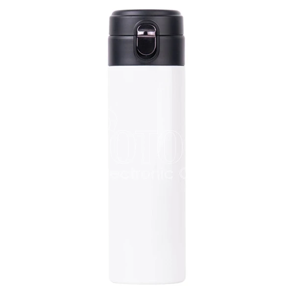 500 ml Stainless Steel Vacuum Insulated Water Bottle with Buffered Flip-Top Lid