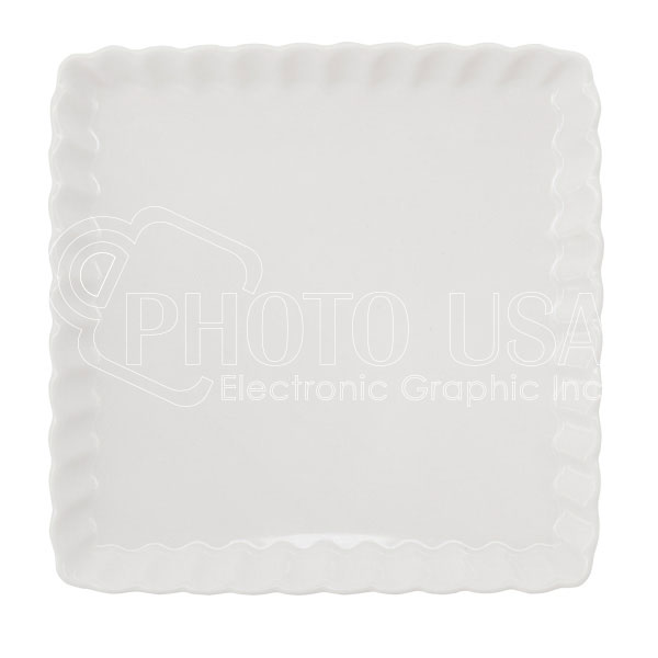 Sublimation Square Ceramic Chrysanthemum Plate