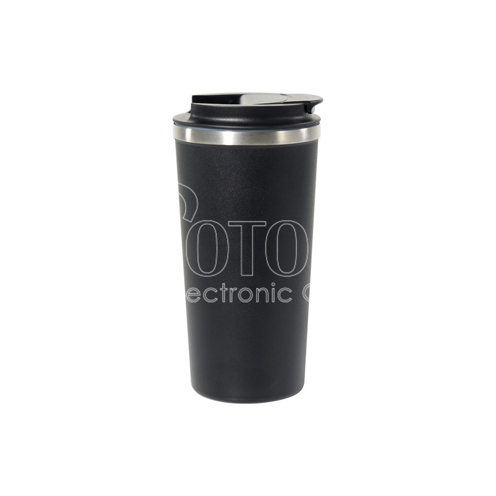 16 oz. Colored Powder Coated Stainless Steel Travel Mug for Laser Engraving and UV Printing