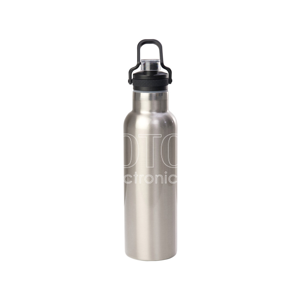 750 ml Sublimation Stainless Steel Sports Water Bottle with Clear Flip Cap