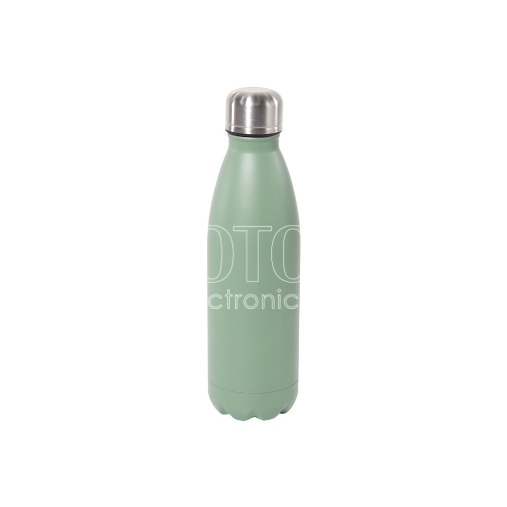 500 ml Colored Powder Coated Stainless Steel Cola-Shaped Water Bottle