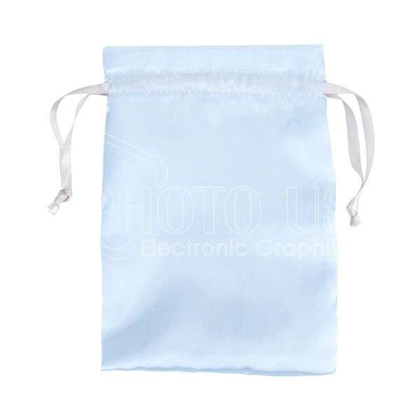 Personalized Satin Drawstring Bag