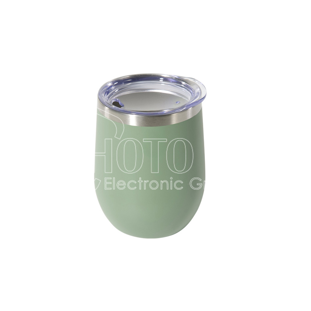 12 oz. Colored Stainless Steel Stemless Wine Cup for Laser Engraving and UV Printing
