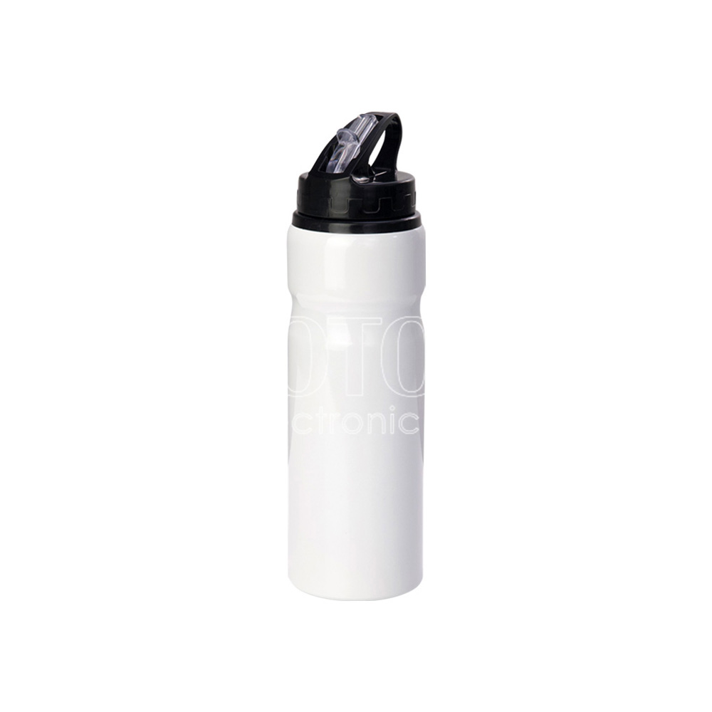 600 ml Sublimation Aluminum Sports Water Bottle with Straw Lid and Finger Grip