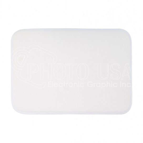 Sublimation 200 GSM Flannel/1.5 CM Foam Bath Mat