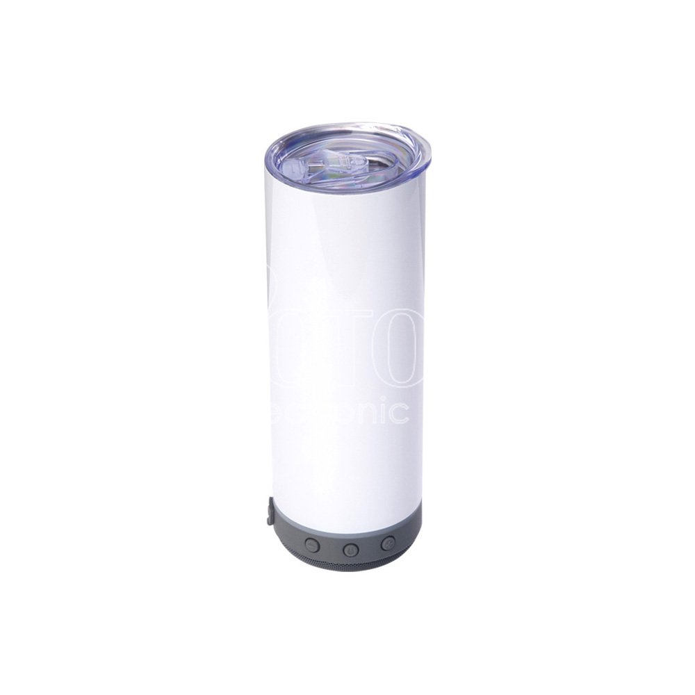 19 oz. Sublimation Stainless Steel Bluetooth Speaker Tumbler