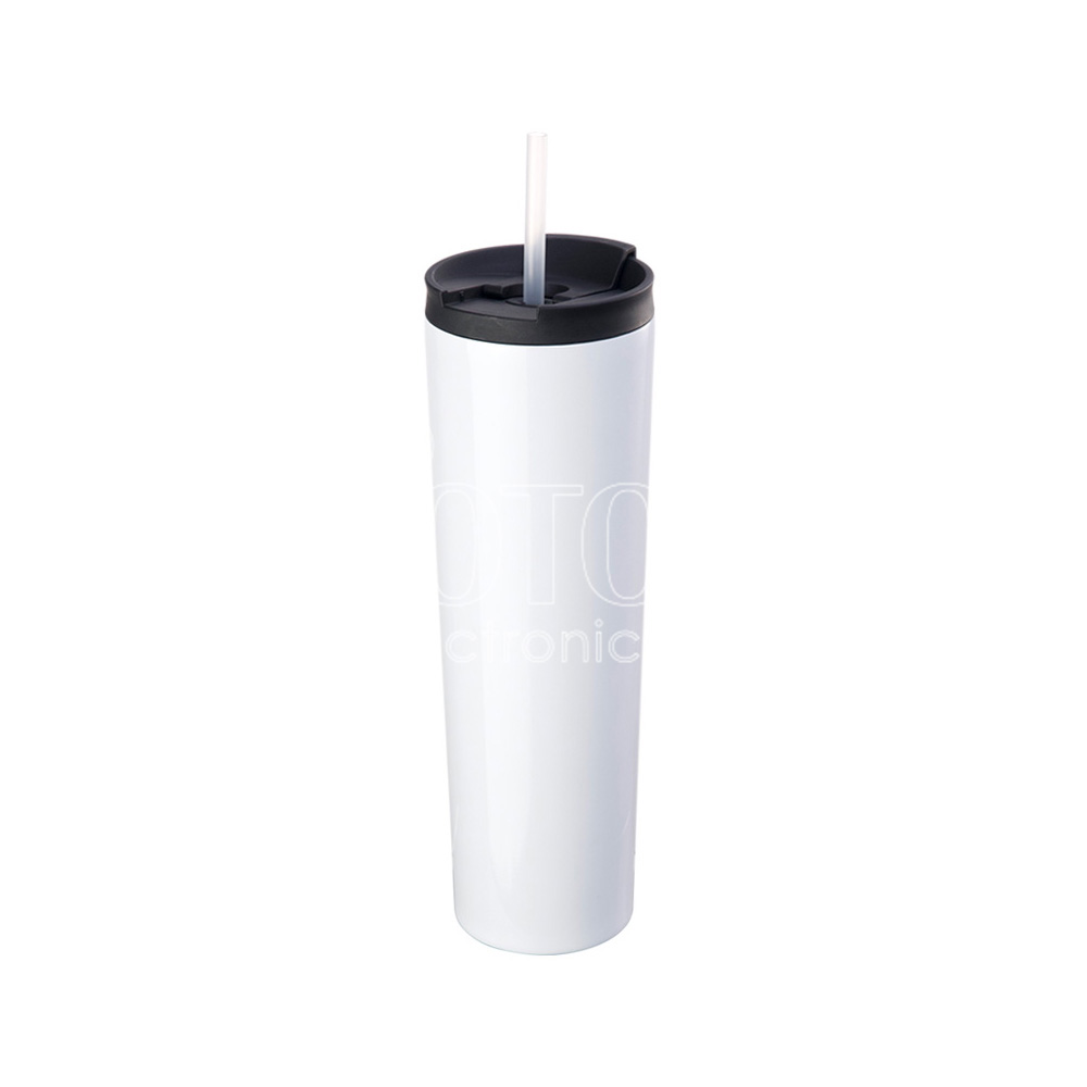 Sublimation Stainless Steel Straw Cup with Multifunction Lid and Straw