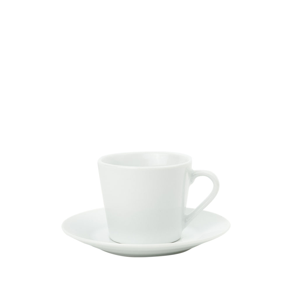 6 oz. Sublimation Ceramic Cappuccino Coffee Cup with Saucer