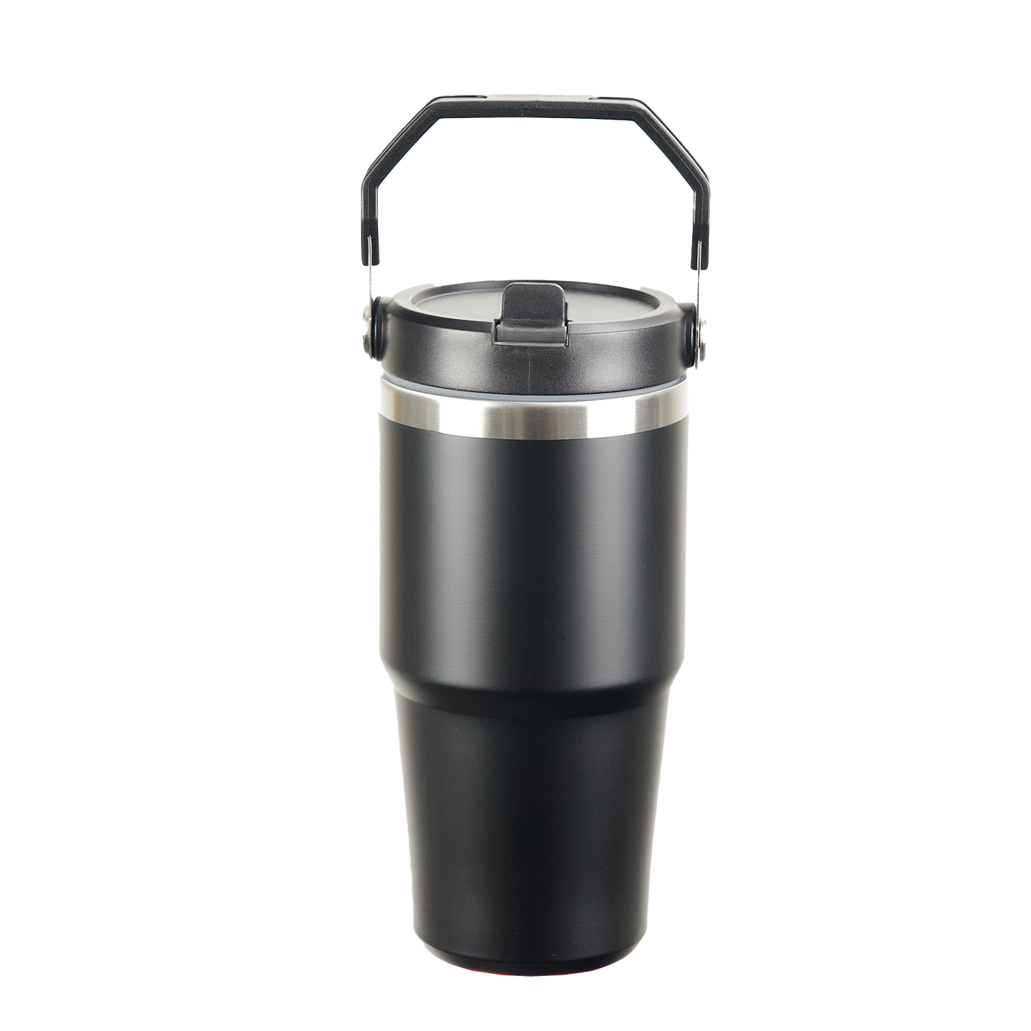 20 oz. Matte Paint Coloured Stainless Steel Tumbler with Handle Lid & Straw for Laser Engraving & UV Printing