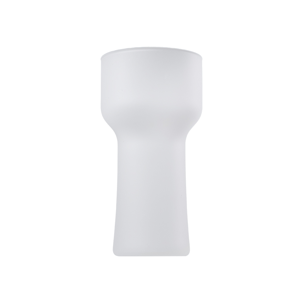 Sublimation Torch Design Frosted Glass Cold Beverage Cup