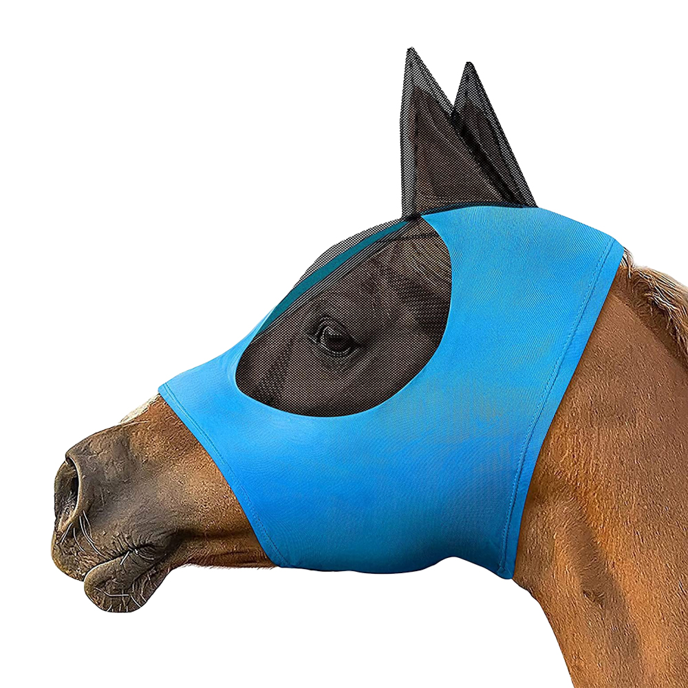 Horse Fly Mask with Ears - Durable Polyester